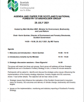 National Stakeholder Group agenda and paper - 28 July 2021